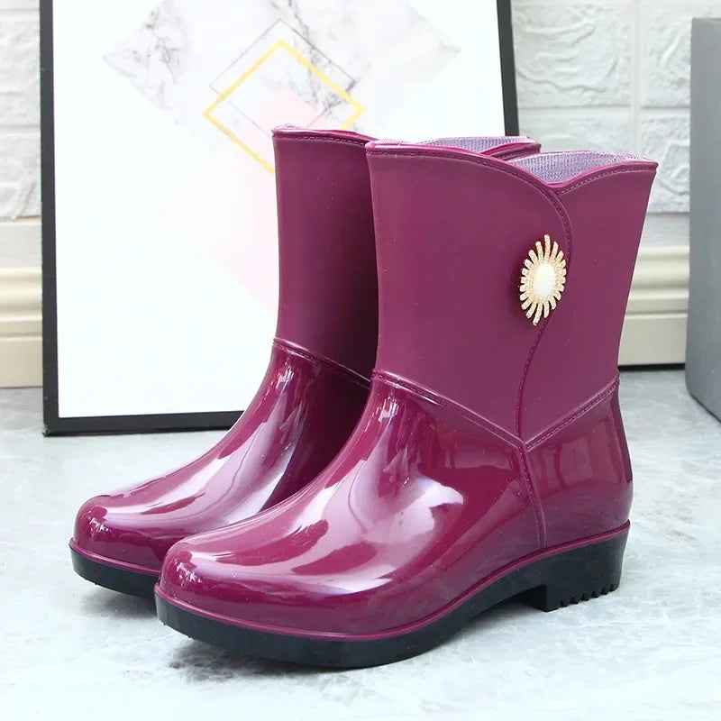 EB | Regenstiefel - Wasserdichtes Pvc mit Fleece-Futter für Komfort