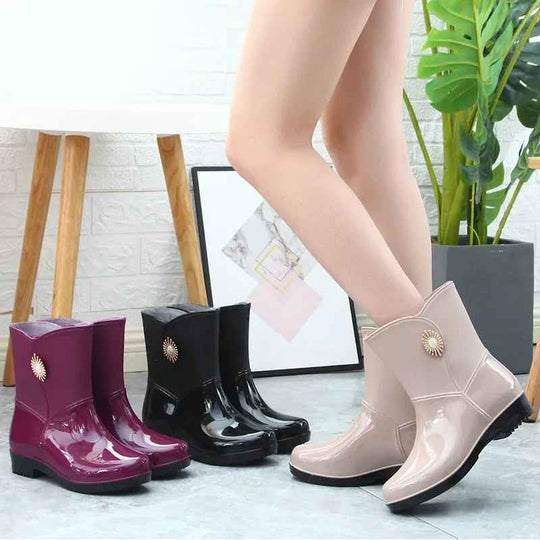 EB | Regenstiefel - Wasserdichtes Pvc mit Fleece-Futter für Komfort