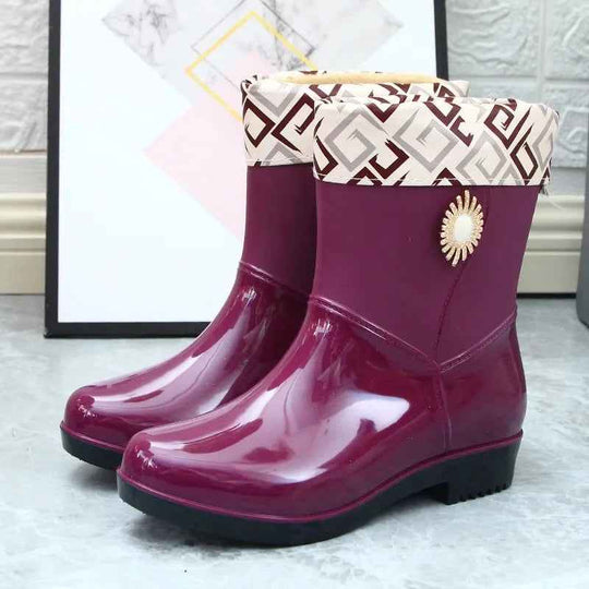 EB | Regenstiefel - Wasserdichtes Pvc mit Fleece-Futter für Komfort