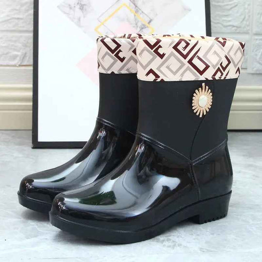 EB | Regenstiefel - Wasserdichtes Pvc mit Fleece-Futter für Komfort