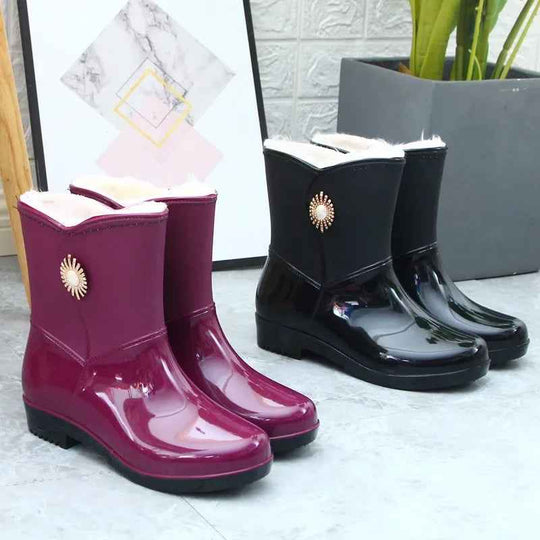 EB | Regenstiefel - Wasserdichtes Pvc mit Fleece-Futter für Komfort