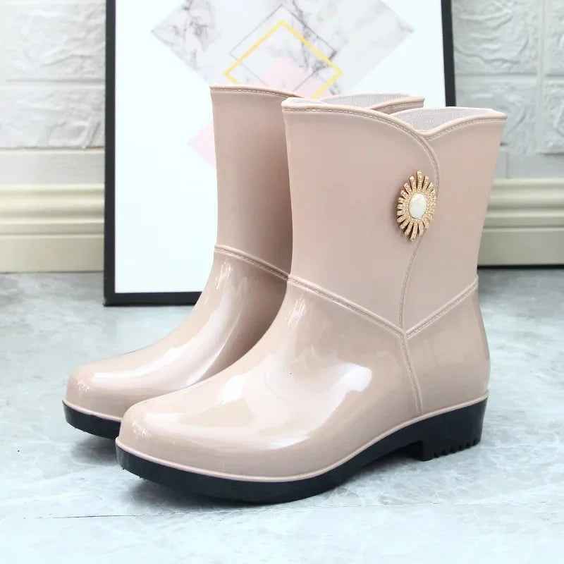 EB | Regenstiefel - Wasserdichtes Pvc mit Fleece-Futter für Komfort