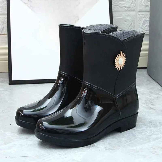 EB | Regenstiefel - Wasserdichtes Pvc mit Fleece-Futter für Komfort