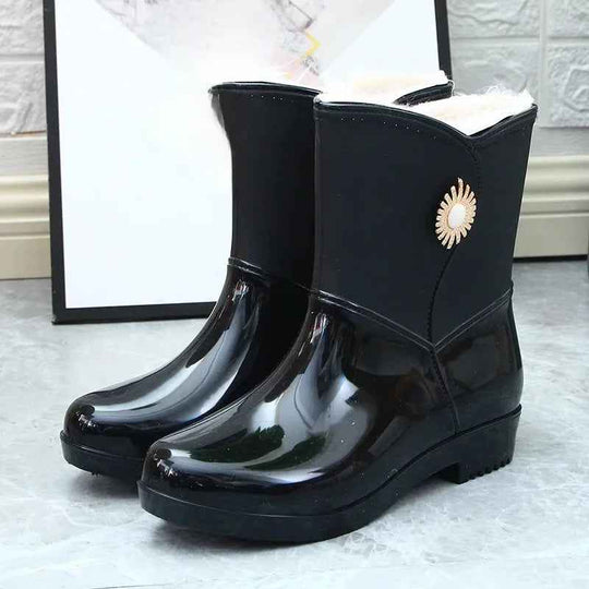 EB | Regenstiefel - Wasserdichtes Pvc mit Fleece-Futter für Komfort