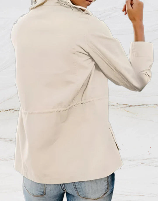 EB - Stilvolle Jack mit langen Ärmeln und vier Taschen für Damen
