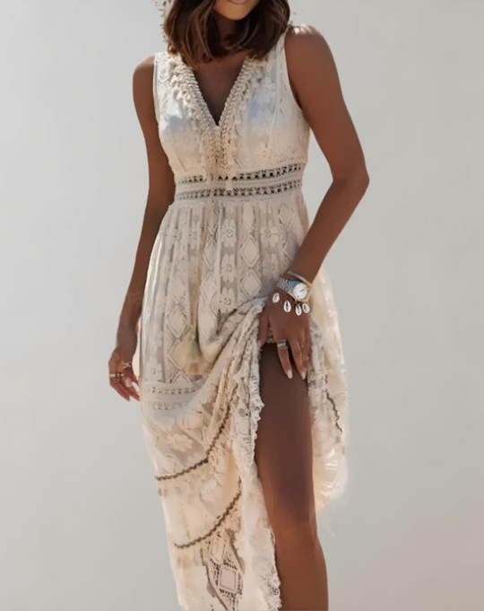 EB | Elegantes Damen Sommerkleid Im Boho Stil