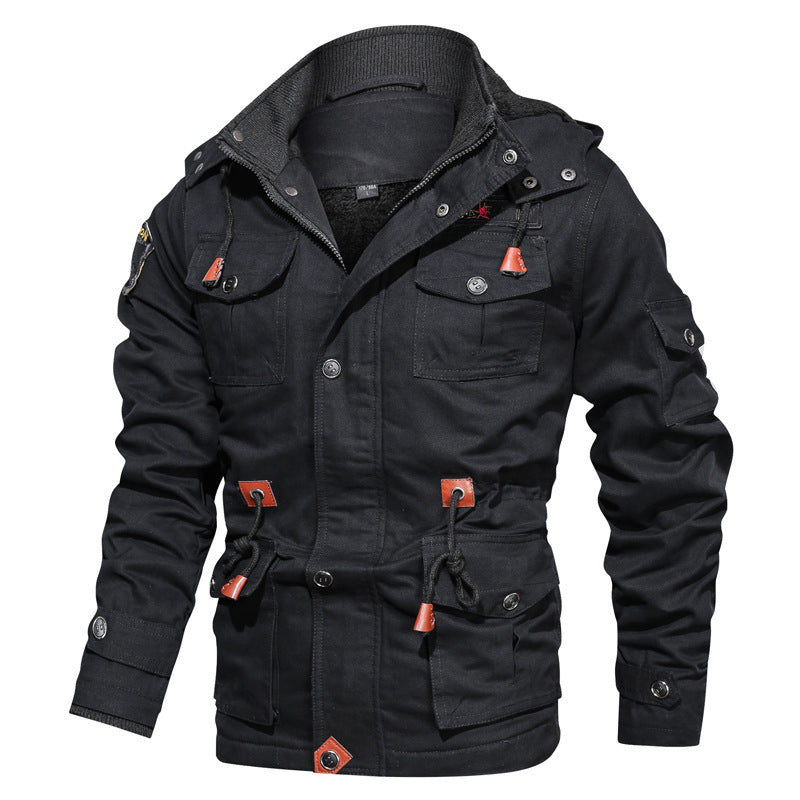 EB | Stil Baumwolljacke für Männer mit Fleece-Futter