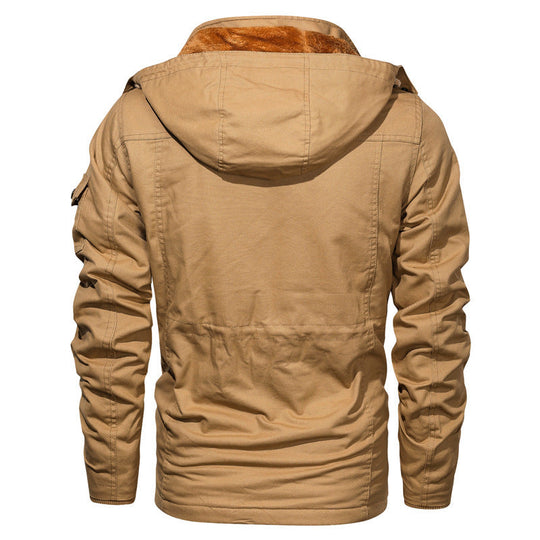 EB | Stil Baumwolljacke für Männer mit Fleece-Futter