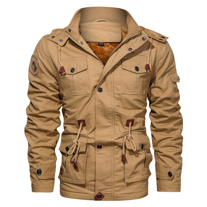EB | Stil Baumwolljacke für Männer mit Fleece-Futter