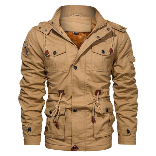 EB | Stil Baumwolljacke für Männer mit Fleece-Futter