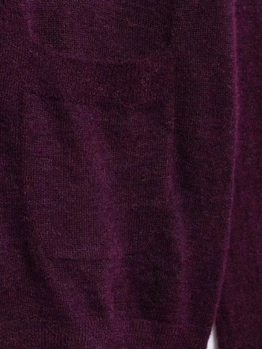 EB | Damen Weicher Strickcardigan mit Bindegürtel und Praktischen Taschen