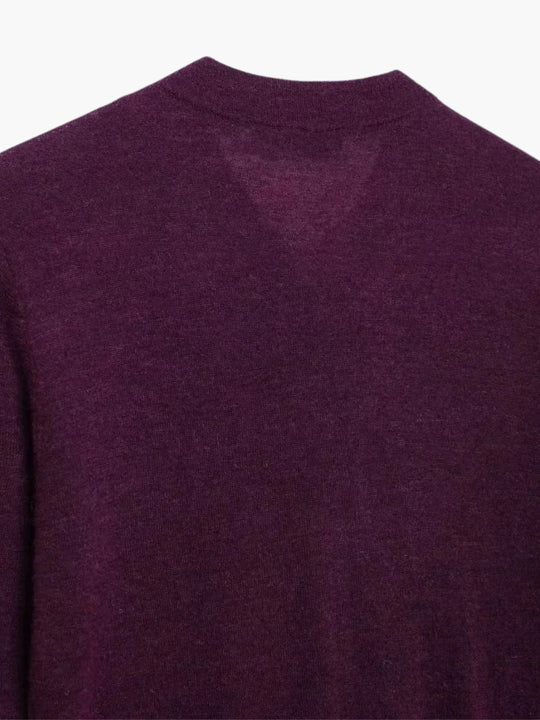 EB | Damen Weicher Strickcardigan mit Bindegürtel und Praktischen Taschen