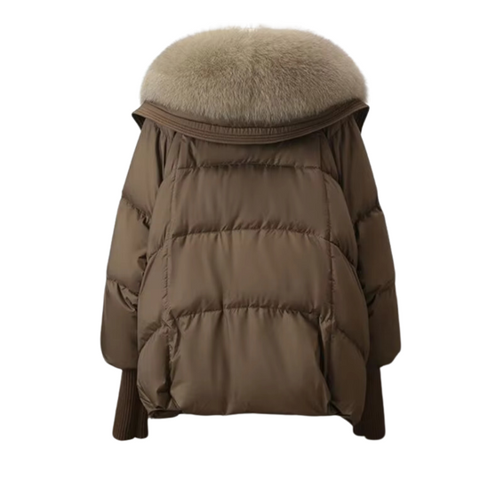 EB | Kunstfellkragen Puffer