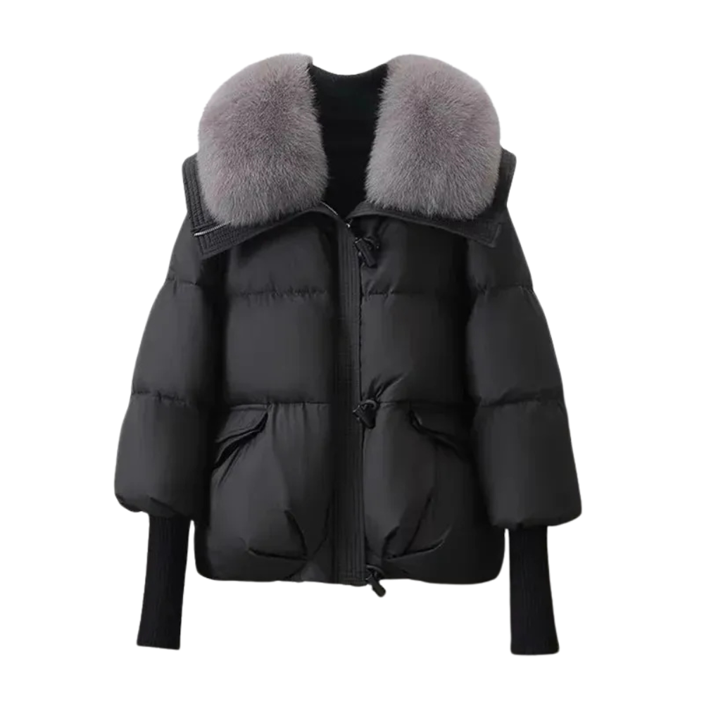 EB | Kunstfellkragen Puffer