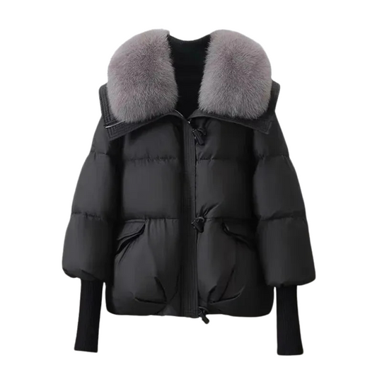 EB | Kunstfellkragen Puffer