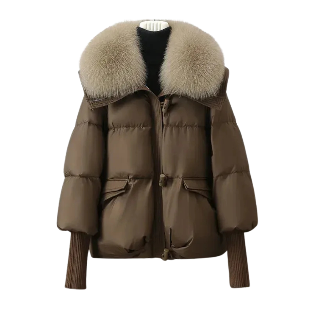 EB | Kunstfellkragen Puffer