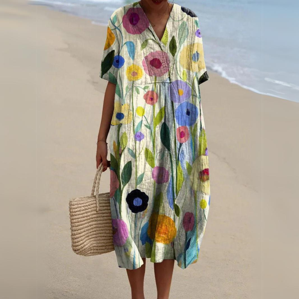 EB | Buntes Baumwoll-Sommerkleid