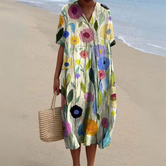 EB | Buntes Baumwoll-Sommerkleid
