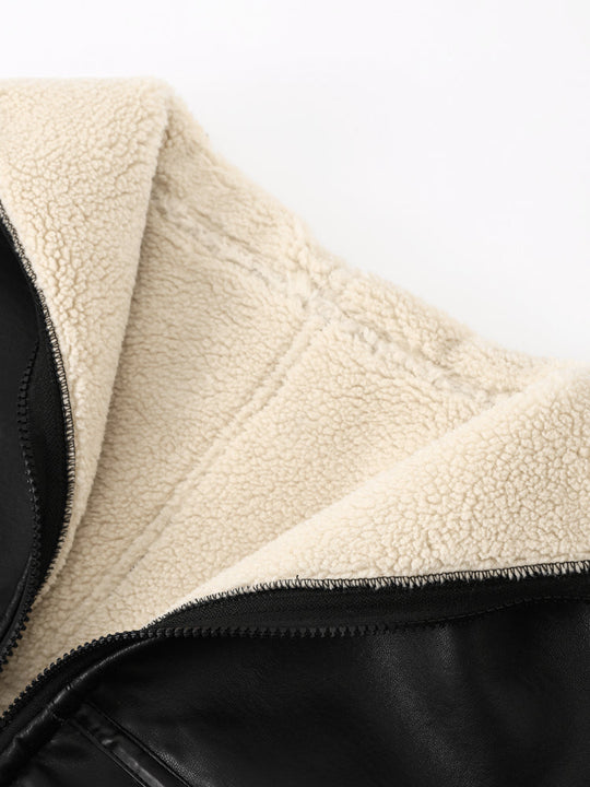 EB | Warmer Mantel mit Fell