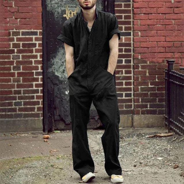 EB | Einfarbiger Jumpsuit für Männer