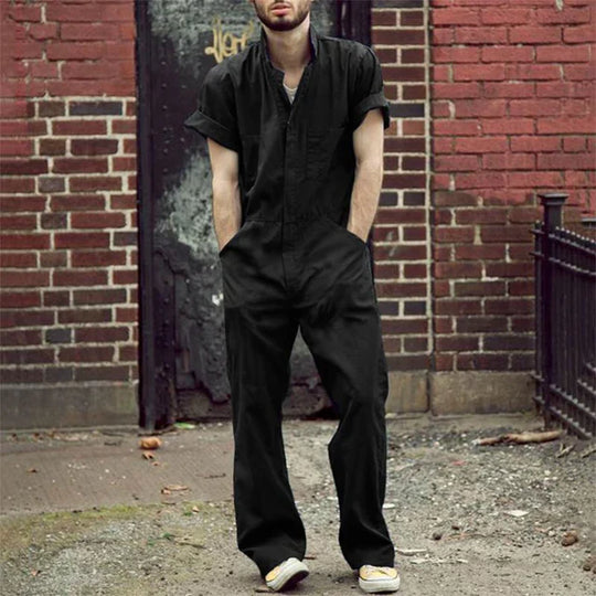 EB | Einfarbiger Jumpsuit für Männer