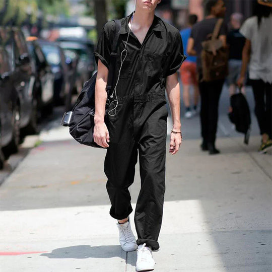 EB | Einfarbiger Jumpsuit für Männer