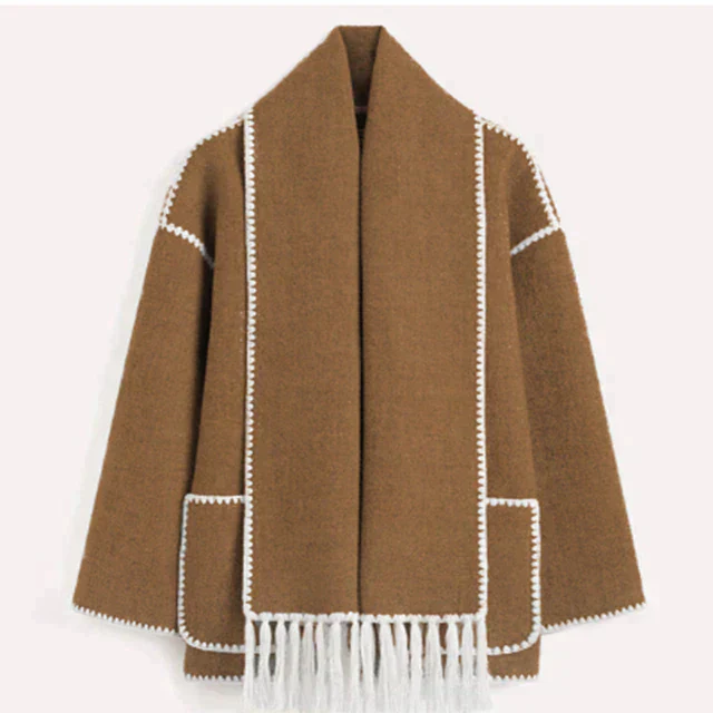 EB | Statement-Jacke mit Schal