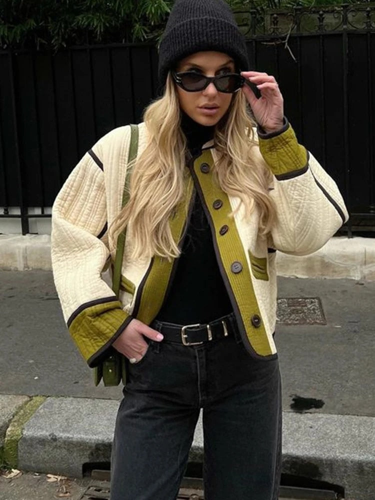 EB | Handgefertigte Patchwork Jacke Aus Baumwolle