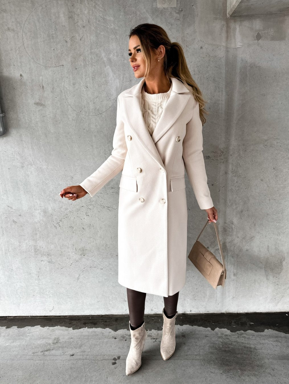 EB | Trenchcoat - elegante Damenoutdoor für den Winter