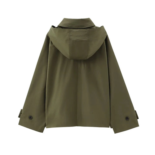 EB | Trenchcoat Damen mit Kapuze