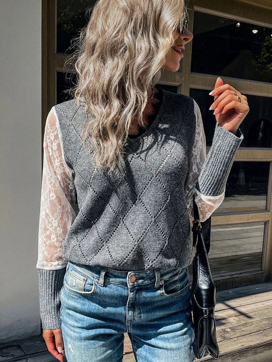 EB | V-Ausschnitt Top für Damen