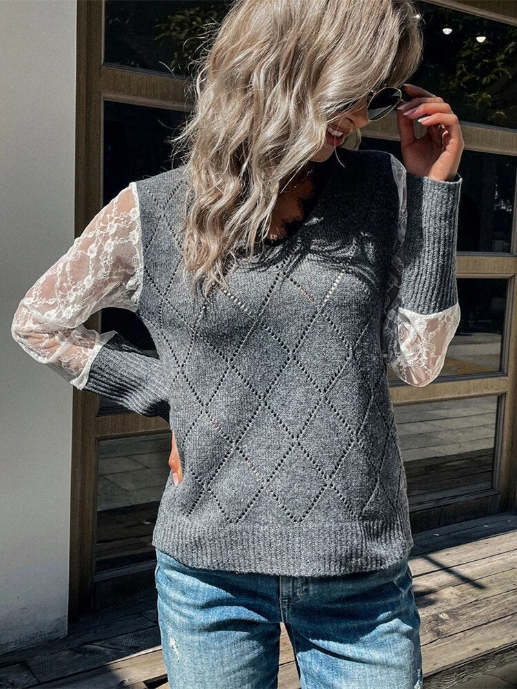 EB | V-Ausschnitt Top für Damen