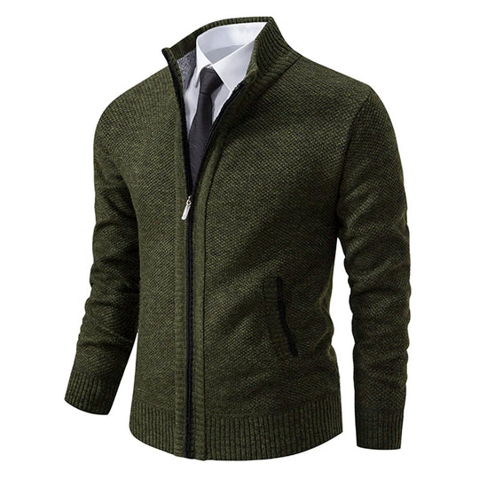 EB - Stilvolle und Bequeme Winter Fleece Jacke mit Reißverschluss für Männer