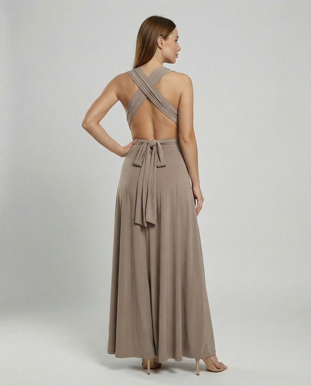 Damen Multiway Wickelkleid mit 50+ Tragevarianten & Elastischem Stoff | EB