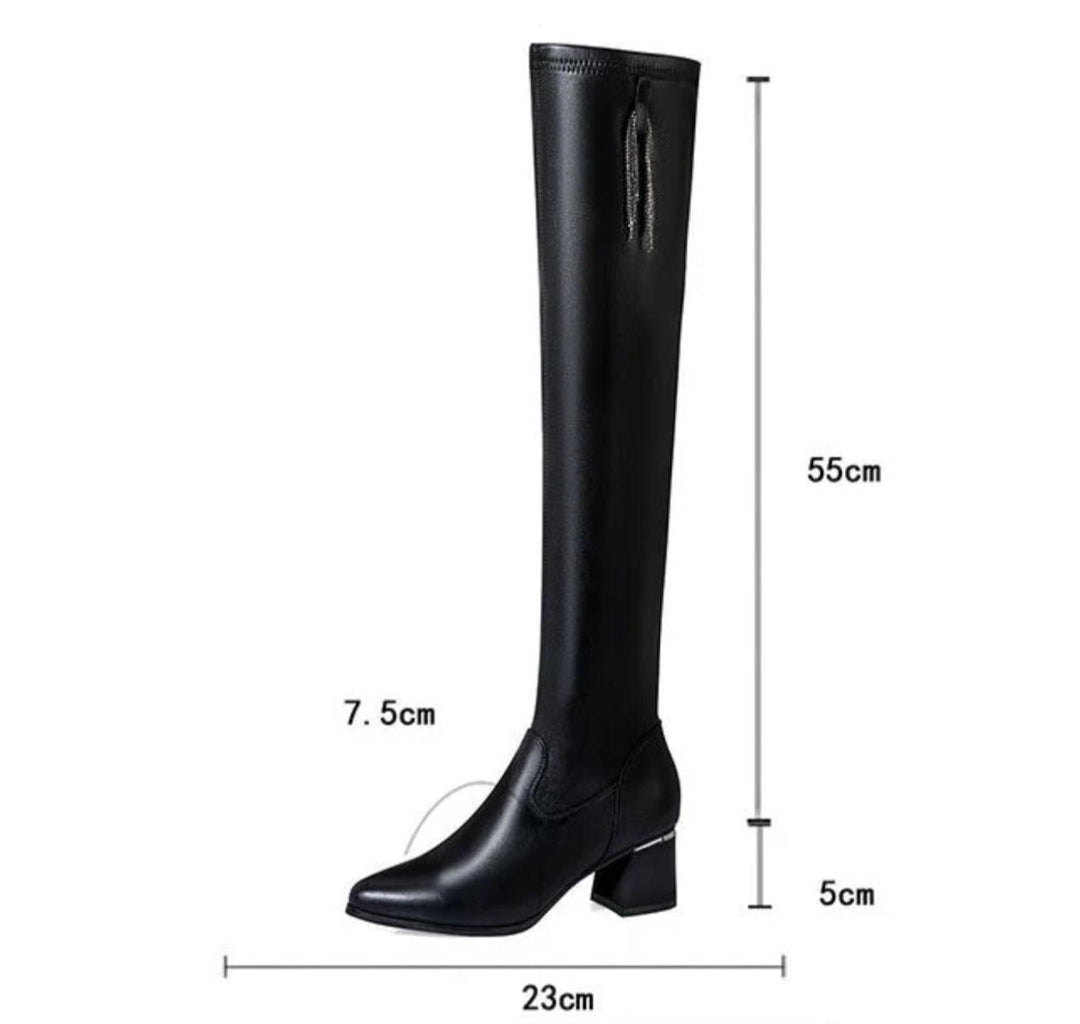 EB | Warme Lederstiefel für Damen