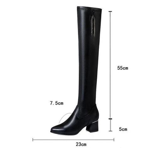 EB | Warme Lederstiefel für Damen