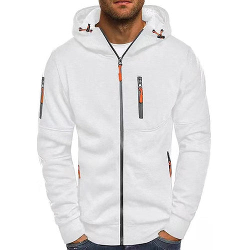EB | Kapuzenpullover Taillierte Passform Atmungsaktives Material Reißverschluss Reißverschluss Taschen