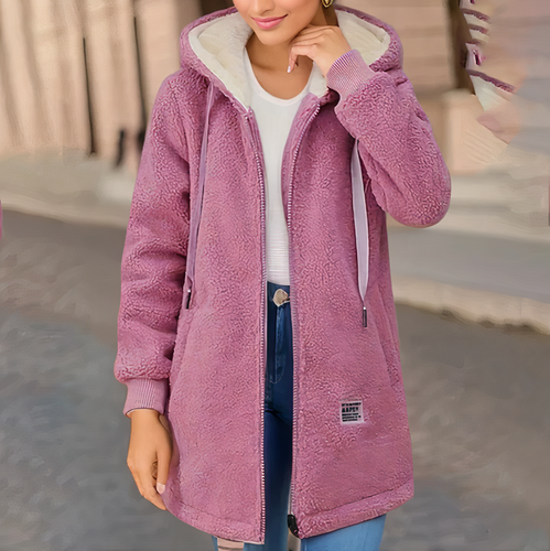 EB | Damen Fleecejacke mit Kapuze