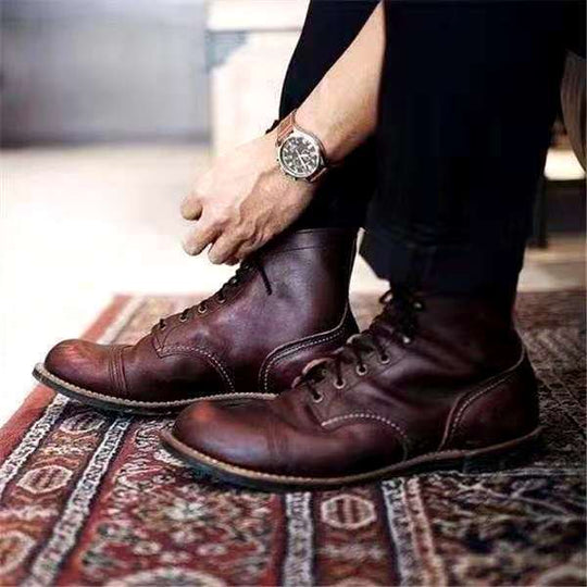 EB | Retro Schnürstiefel für Männer