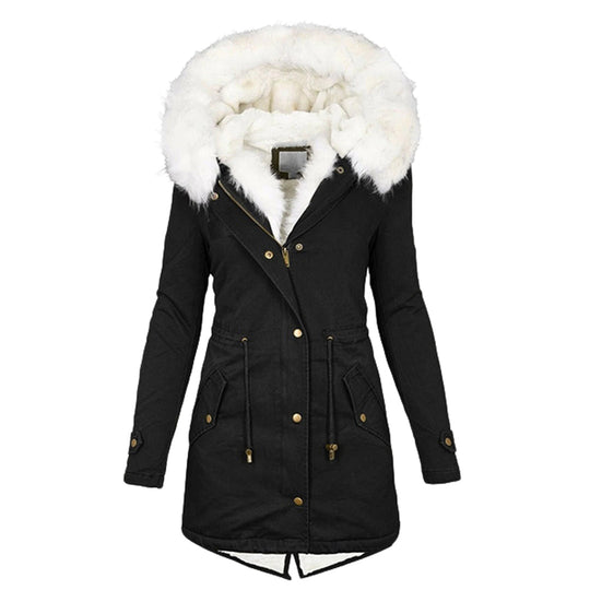 EB | Fleecegefütterte Damen Winterjacke