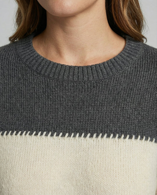 Lockerer Streifenpullover Damen Bequem | EB