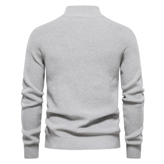 EB | Strickjacke mit Half-zip Wollmischung Elegant, Warm