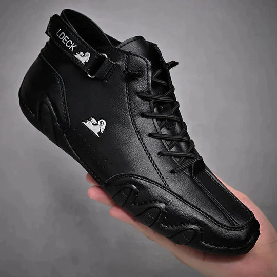 EB | Ultra-Bequemer Rutschfester Barfußschuh Aus Echtleder (Unisex)