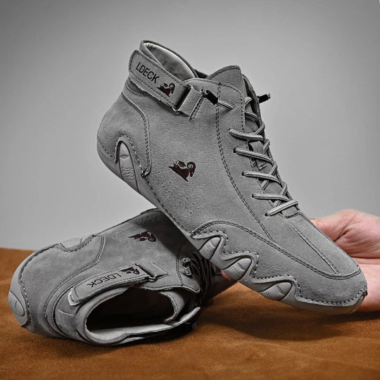EB | Ultra-Bequemer Rutschfester Barfußschuh Aus Echtleder (Unisex)