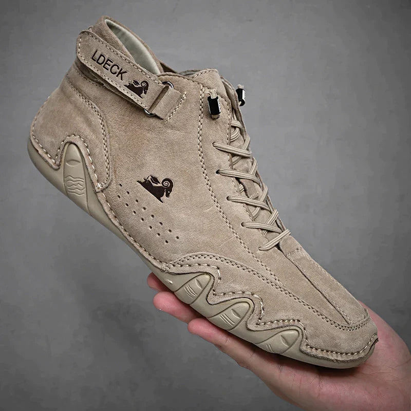 EB | Ultra-Bequemer Rutschfester Barfußschuh Aus Echtleder (Unisex)