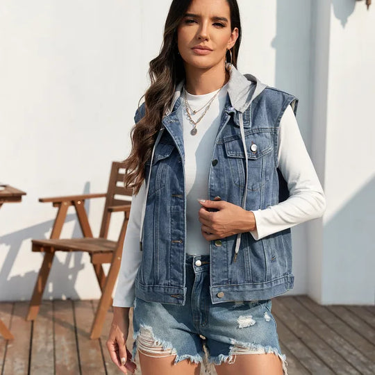 EB | Jeansweste mit Modernem Schnitt