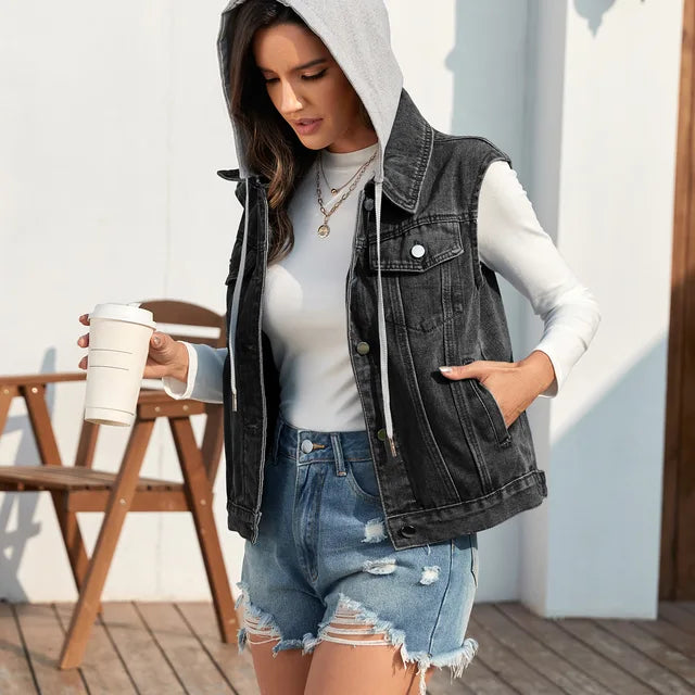 EB | Jeansweste mit Modernem Schnitt