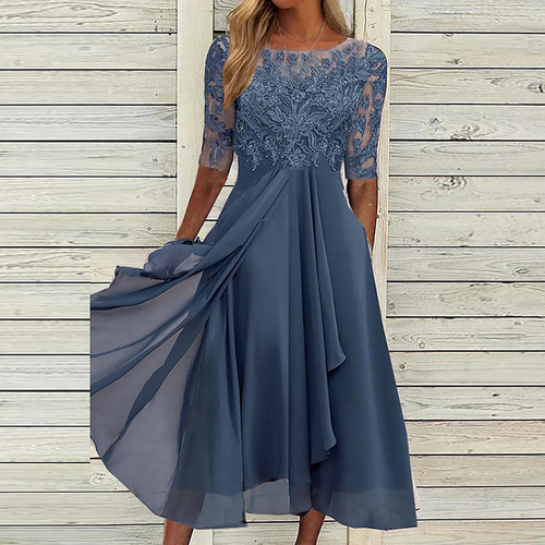 EB | Elegantes Spitzenkleid Glamourös Zu Jedem Anlass