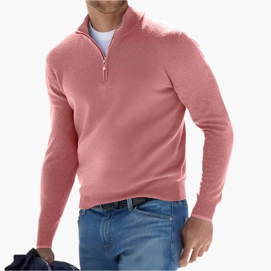 EB | Strickpullover mit Reißverschluss - Eleganter Freizeit- und Business-Look