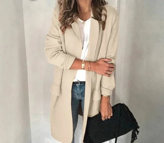 EB | Elegante Kragen Lang Weste
